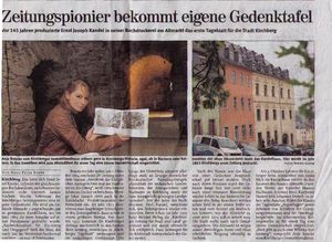 Einweihung des Kandelhauses